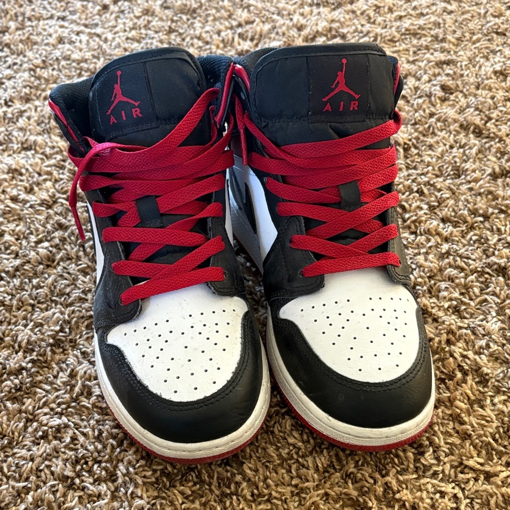 Jordan Kids Sneakers - Black, White, Red